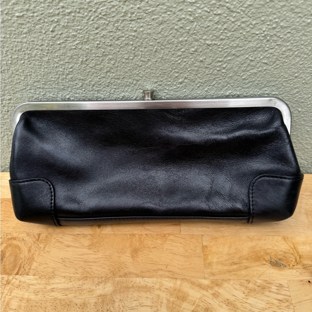 Black Leather Clutch
